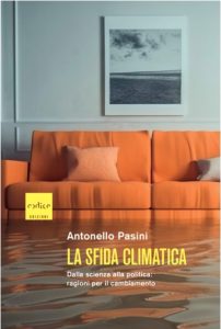 Copertina del libro "La sfida climatica" di aAntonello Pasini
