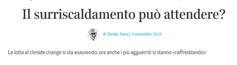 Articolo di Danilo Taino di stile "Inattivista"